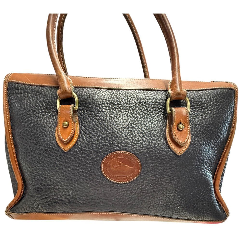 Dooney & Bourke Satchel Women Navy Blue AWL Bag‎ FLAWED Project Bag